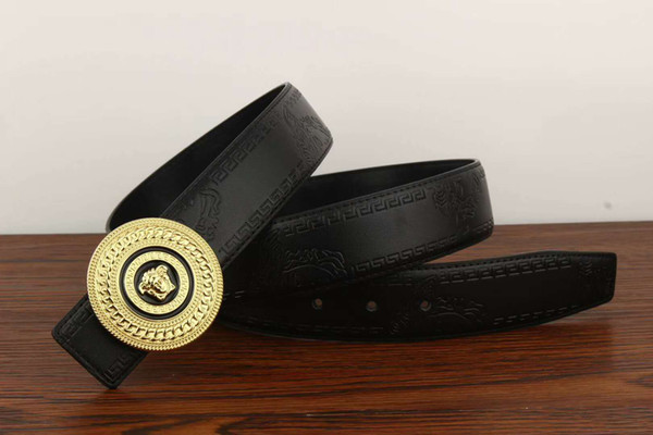Brand new luxury belt 100% Genuine Leather Design Buckle Belts For Women luxury Designer Belts Men waistbands Size 105-125cm A-888