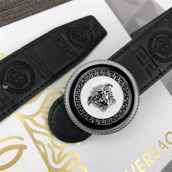 belts Fashion high Quality Genuine Leather Smooth Buckle Belts for men Design Belts RT135 fashion Style High Brand waistbands
