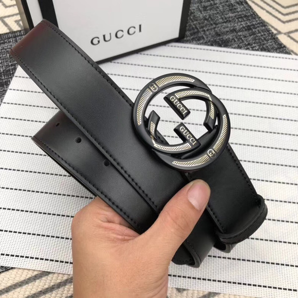 luxury Designer Belts Men high quality Aolly Smooth Buckle Belts Men Design Belts black color High Brand waistbands for man No box