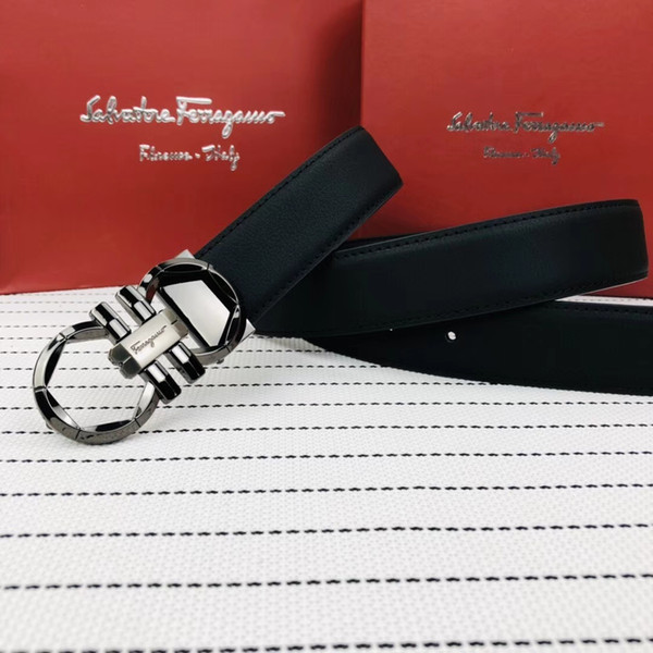 Hot sale luxury Designer Belts Men high quality gold silver Smooth Buckle Belts Men woman Design Belts Brand waistbands No box