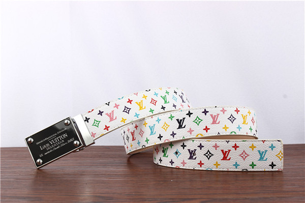 2018 Fashion high Quality Genuine Leather Smooth Buckle Belts Men Design Belts RT166 fashion Style High Brand waistbands without box