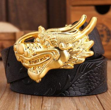 new men bibcock button belts High quality leather designer ceintuur genuine belt for men cowskin belts black 105-125cm