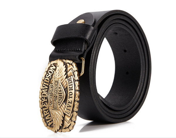2017 Fashion High Quality 100% cowskin Leather Smooth Buckle Belts Men luxury Designer Belts Style High Brand waistbands Size 105-125cm A20