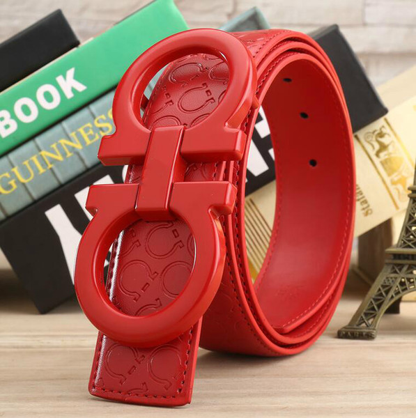 Hot selling Big large buckle genuine leather belt designer belts men women high quality new mens belts luxury belt as gift