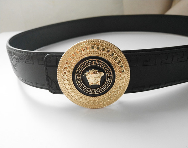 High quality Design belt fashion Brand Belt mens Genuine Leather Gold silver Aolly Buckle Belts for men A-785