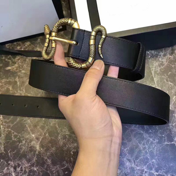 2018 Hot Sale New Black Luxury High Quality Designer Fashion Buckle Belt Mens Womens Belt Ceinture for Gift Free Shipping