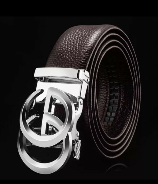 2019 Belt high quality men's genuine leather belt designer buckle belts