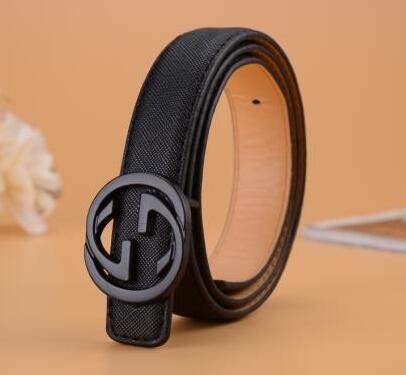 Newest hot sale designer kids PU leather belts children boys girls Letter black gold silver buckle Leisure waist strap