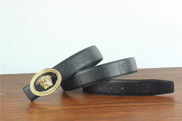 Brand News High Quality Real Leather Alloy Smooth Buckle Belts Men Designer Belts Rt225 Classic Style High Brand waistbands black colors