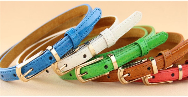 South Korean version of the new real leather candies with leather belt leather belt.