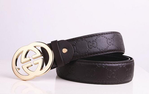 New Fashion Mens Business Belts Luxury model Buckle Genuine Leather Belts For Mens womens Waist Belt as gift