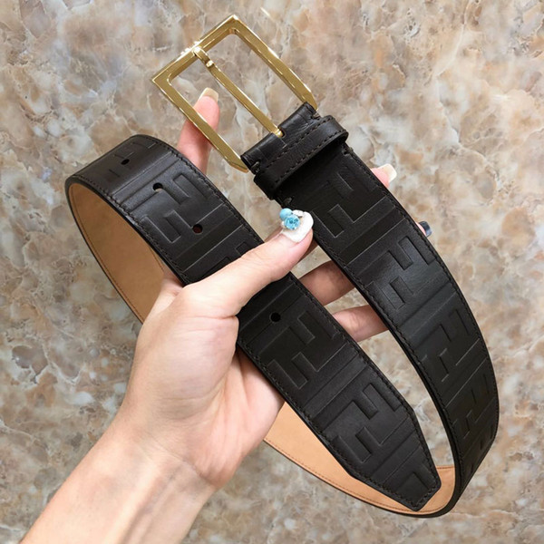 2019 New Fashion High quality imported real leather men Retro waistbands classic brand belts fashion business casual belt