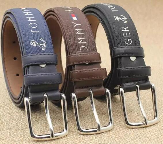 Fashion luxury Alloy Pin Buckle Men Women Designer Belts High Brand waistbands Real Leather belts for gift