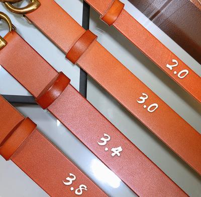 2018 genuine leather belt classic men belts women high quality new fashion brand belt Width2.0 3.0 3.4 3.8cm with box free shipping 130-11