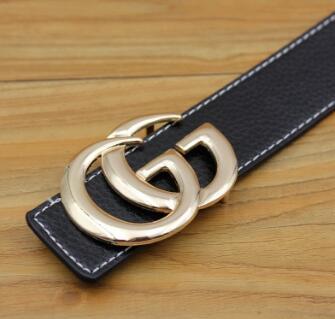 Hot selling new Mens womens black belt Genuine leather Business belts Pure color belt snake pattern buckle belt for gift 3303