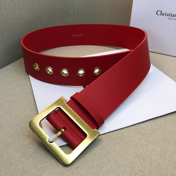 Hot selling Top seller Classic fashion pin Buckle High Quality Belts For Men Women Genuine Leather Belt Gold Buckle for gift with box