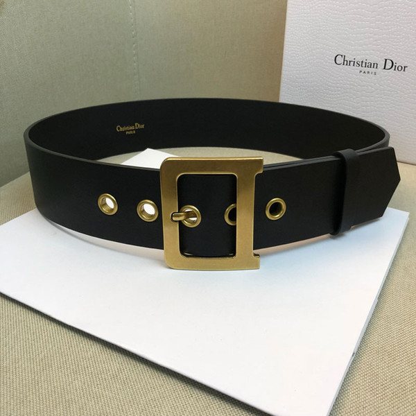 2019 Belt high quality men's genuine leather belt classic pin buckle belts men fashion belts for men women fashion pin buckle