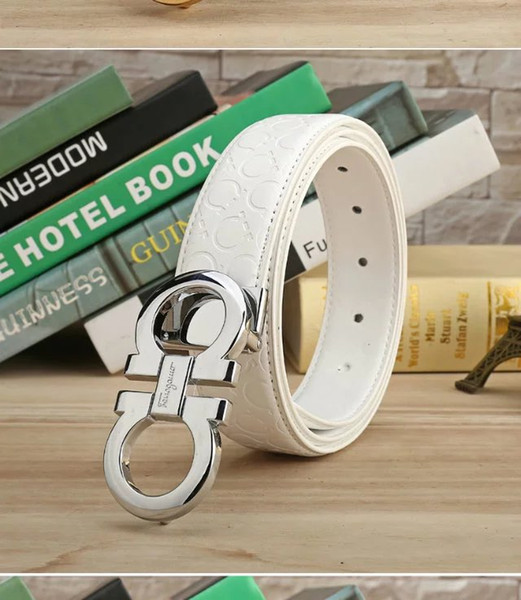 Luxury designer of Mens And Women Belt With Fashion Metal Buckle Real Leather Top Designer High Quality Luxury Male And Female Belts