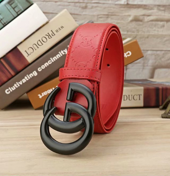 2019Luxury designer of Mens And Women Belt With Fashion Metal Buckle Real Leather Top Designer High Quality Luxury Male And Female Belts