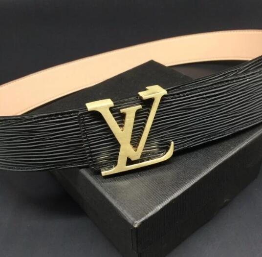 2018 Design Belt Men and Women Fashion Belts Genuine Leather Luxury Belt Brand Waist Belts Gold Silver Black buckle aa66