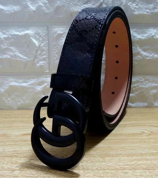 Hot selling new Mens womens black belt Genuine leather Business belts Pure color belt snake pattern buckle belt for gift 232