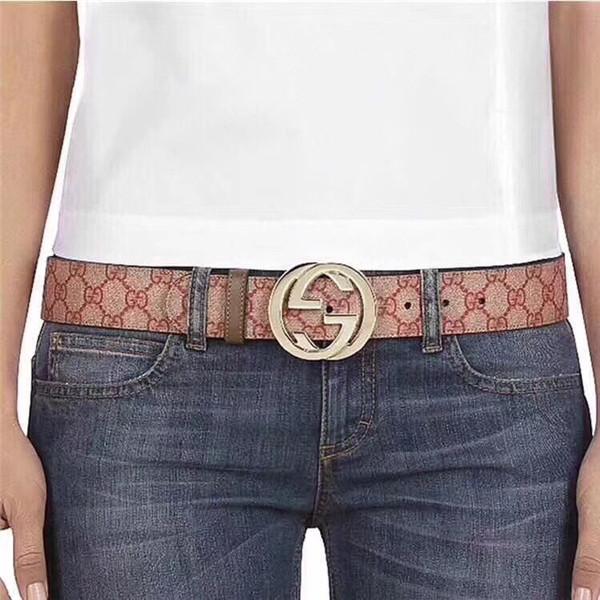 2018 classic letter buckle genuine leather belt with box designer belts women women top quality womens man belts luxury brand belt 7401