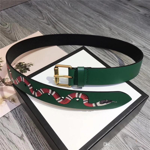 Luxury Mens designer belts High quality real leather men/women belts luxury snake belts fashion casual belt for mens /womens with box