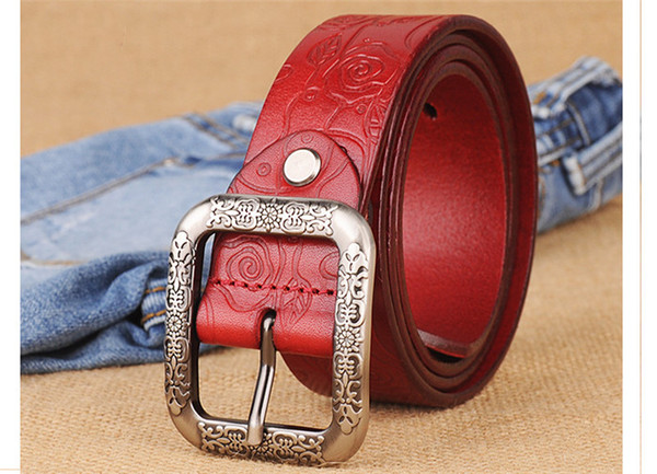 free shipping Men's and women's casual trousers belt men's and women's fashion high-quality leather famous designer luxury belt