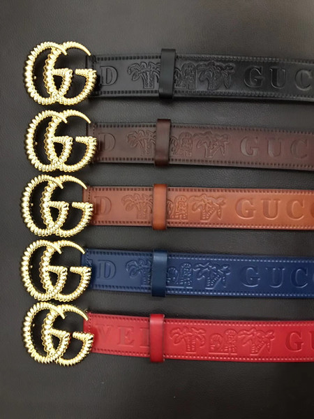 2019 luxury belts designer belts buckle belt male chastity belts top fashion mens leather belt wholesale Free shipping