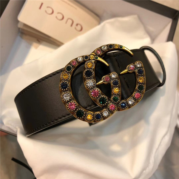 2018 designer belts women belts womens luxury Buckle belt fashion womens Genuine leather belts for women with flower width 3.5 cm With Box