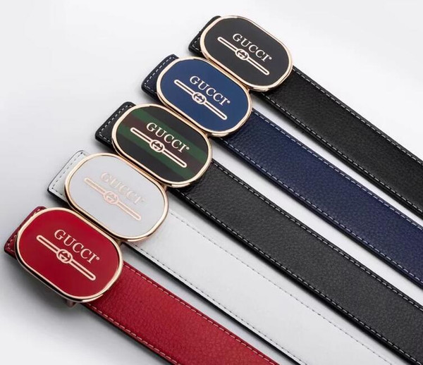 Men's designer high-end leather luxury belt fashion fashion pop model show maturity simple extraordinary free delivery