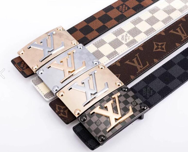 2019 Fashion pop fashion men's fashion belt brand designer classic pin buckle men's belt luxury style free