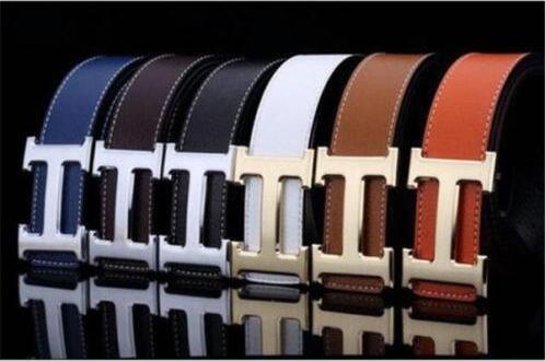 Fashion Men Genuine Leather Design Belts High Quality Gold and Silver Buckle Mens Belts Jeans Cow Strap For Women Belt