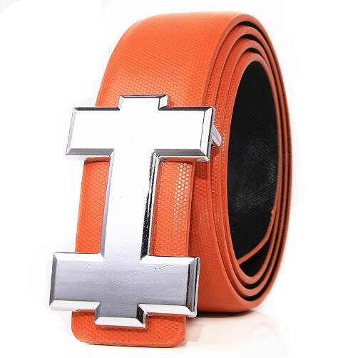 2018 New Man Belts Famous Brand Genuine Leather Men Belt Designer Luxury High Quality Smooth Buckle Mens Belts For Women Jeans Cow Strap