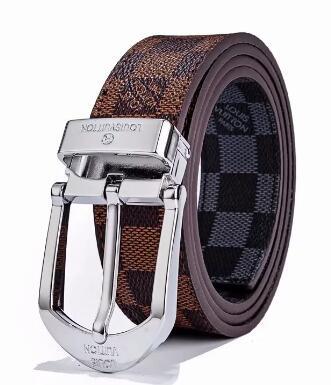 2019 Belt high quality men's genuine leather belt designer L buckle belts men luxury belts for men women fashion pin buckle