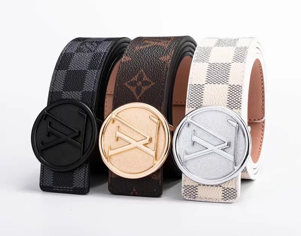 2019 Hot mens luxury belts designer mens high quality buckle belts for men women genuine leather belt man copper buckle waist belt