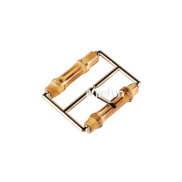 Square rectangle metal bamboo root belt pin buckle fashion clothing and bag accessories