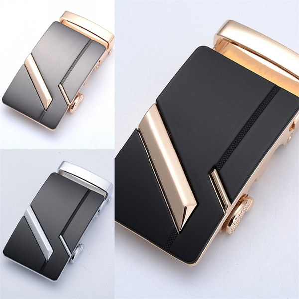 Alloy Automatic Buckle Business Casual Man Leather Belt Buckles Women Unisex Knot 3 Colours Durable Practical High Quality 8 8mj D1