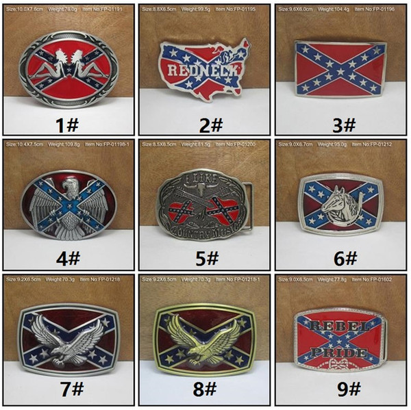 Fashion belts Confederate Southern South Rebel Flags Civil Flag Belt Buckles Civil War Flag Belt Buckles Dixie Flag Buckles C009