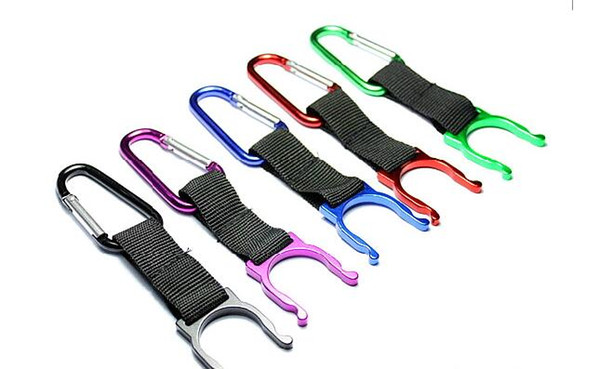 NEW Locking Carabiner Clip Water drink Bottle Travel Buckle Hook Holder Snap Clip With Hiking Camping Snap hook clip-on