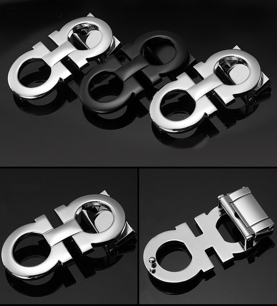 2019 new 3.5cm chrome tail clip smooth buckle custom wholesale men and women belt buckle head plate buckle