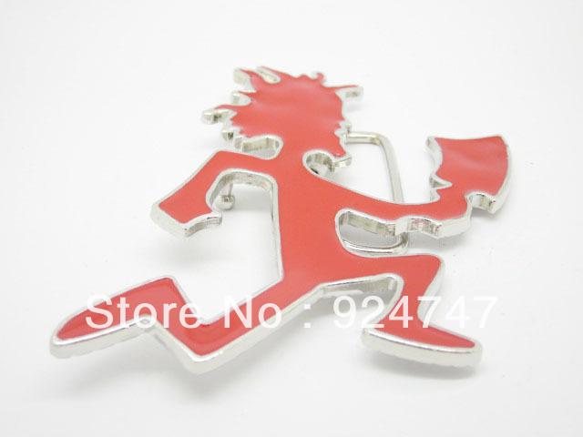 Red Hatchet Man Belt Buckle