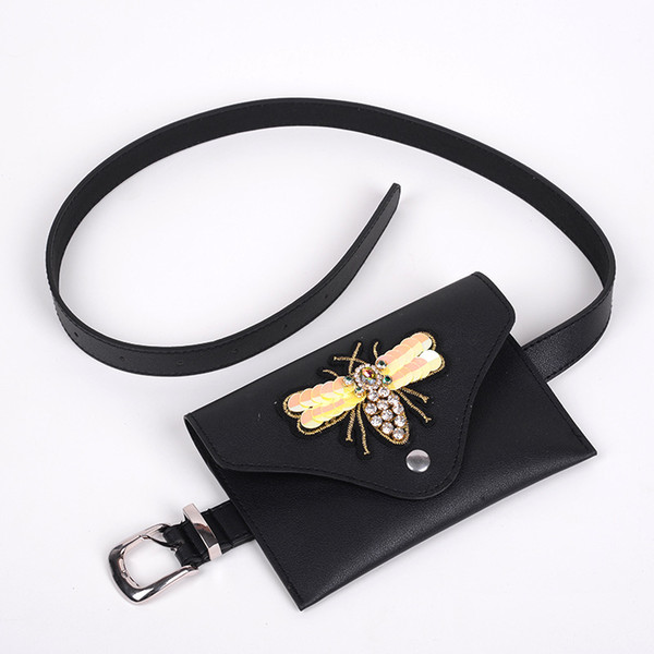 Fashion Women Waist Bag Fanny Pack Belt Bag Travel Pouch Female Solid Hip Bum Bags Women Small Purse Lock Decoration