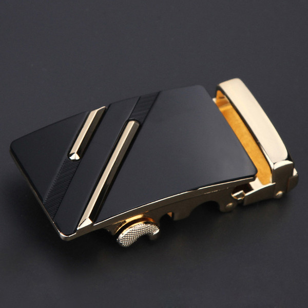 Business man gold silver alloy automatic belt buckle metal