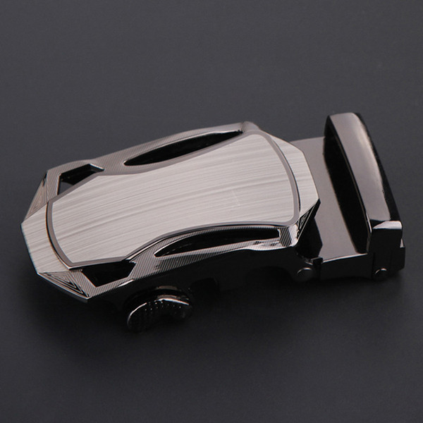 2018 new casual man gun color metal alloy automatic buckles belt