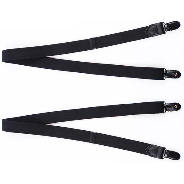 European and American black unisex suspenders FY18110116