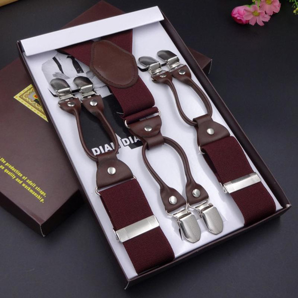 2018 Suspenders Male Bracess Clip Western-style Strap Casual Trousers Spaghetti Infantil Boxed Men Pants Jeans Braces