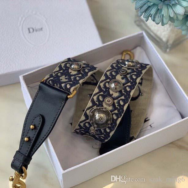 Stylish Luxury Design Shoulder Strap Luxury Shoulder Strap Various Styles Metal Buckle Fashion Embroidery Free Shipping