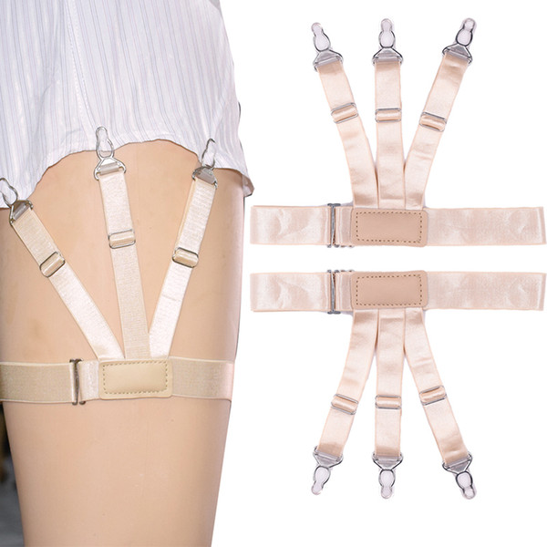 New Good Quality Mens Shirt Suspenders Men Braces for Shirts Gentleman Leg Elastic Men Tirantes Hombre Shirt Holder Garter Belt