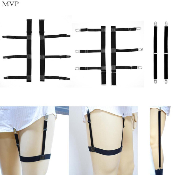 Garters Stays Belt Elastic Nylon Men's Adjustable Suspenders Holders Shirt Suspension Belt Suspenders Tirantes Bretels szelki